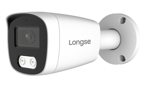 LONGSE IP κάμερα BMSCFG400 με μικρόφωνο, 2.8mm, 4MP, αδιάβροχη IP67, PoE