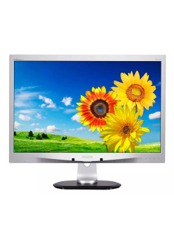 PHILIPS used οθόνη 240P4QPYES LED, 24.1", VGA/DVI/DisplayPort, Grade B