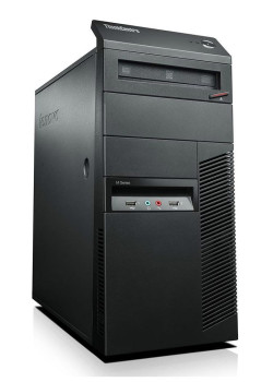 LENOVO PC ThinkCentre M91p MT, Refurbished Grade A Repainted, i5-2400, 8GB, 500GB HDD, DVD, FreeDOS