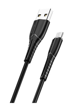 USAMS καλώδιο Micro USB σε USB US-SJ365, 10W, 1m, μαύρο