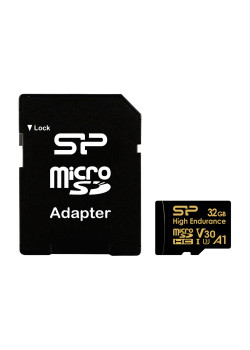 SILICON POWER κάρτα μνήμης microSDHC High Endurance, 32GB, Class 10 UHS-I U3 A1 V30