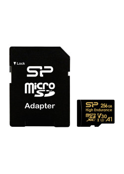 SILICON POWER κάρτα μνήμης microSDHC High Endurance, 256GB, Class 10 UHS-I U3 A1 V30