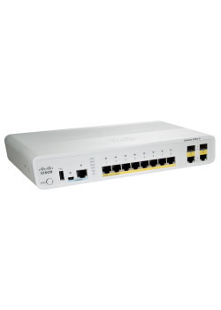 CISCO used Switch WS-C2960CG-8TC-L 8x 10/100/1000 Gigabit Ethernet ports