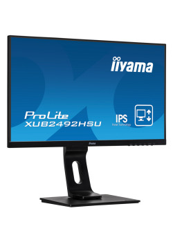 IIYAMA οθόνη ProLite XUB2492HSU, IPS-LED, 23.8", 1920x1080, VGA/HDMI/DisplayPort, μαύρη